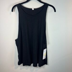 Z by Zella Tank Top Shirt Black Lightweight Stretch Mind Body Energy NEW Size XL